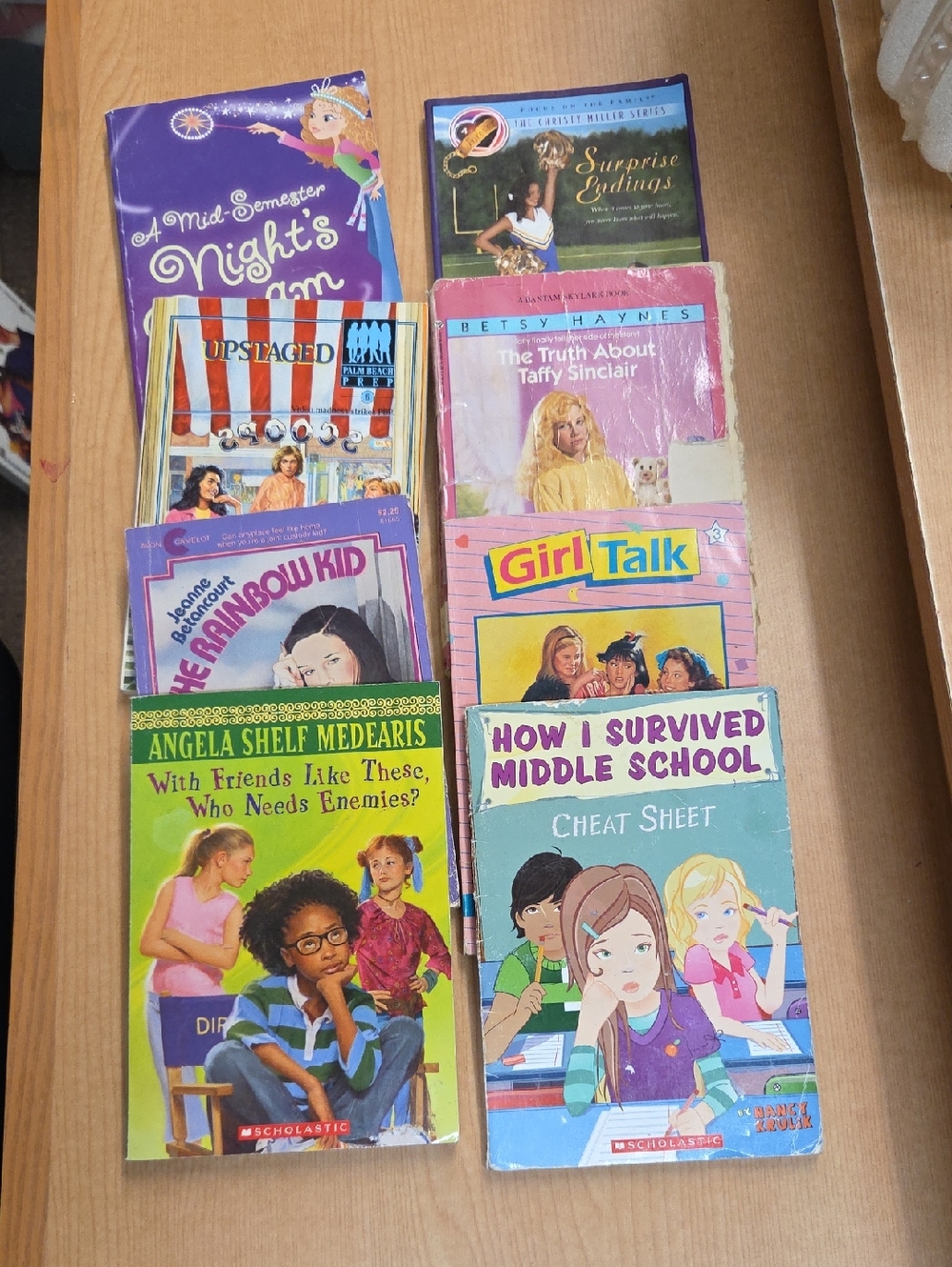 8 Middle School Paperback Books